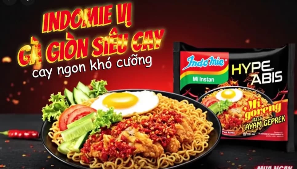 Indomie instant noodles and branded product packaging, published by SwiftHub